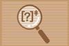 An illustration of a magnifying glass