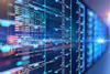 Picture of a digital database and server room