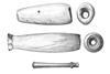 Images of stone smoking pipes from sites in the Columbia River basin
