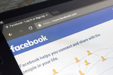 Face book home page