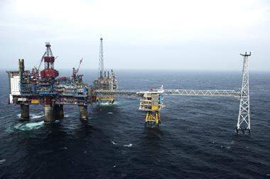 Sleipner gas platform