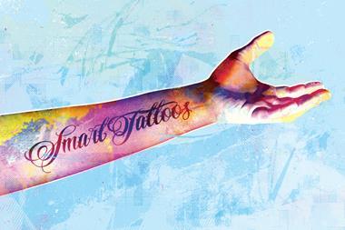 An image showing a tattooed arm