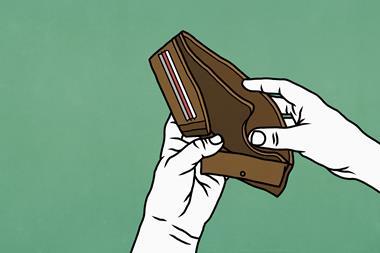 Empty wallet