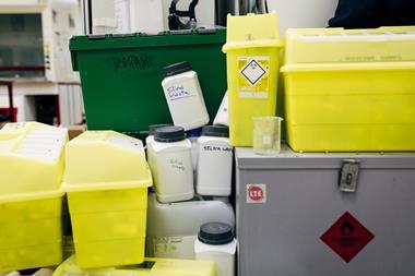 Chemical waste